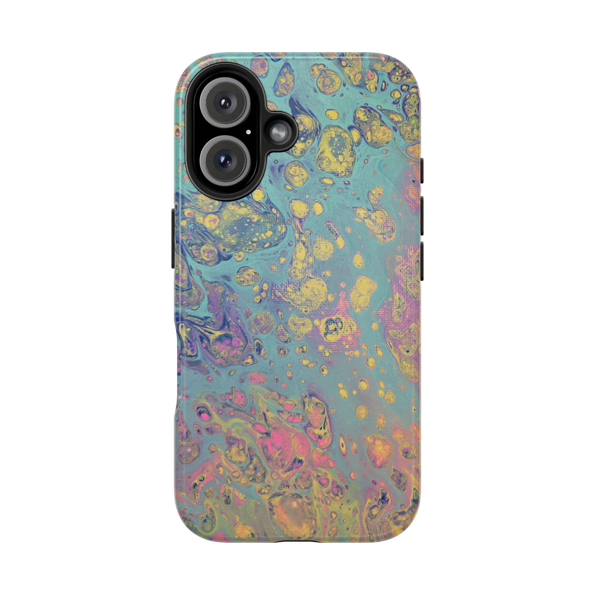 Marbled Pastel Tough Phone Case — Iridescent Fluid Art Protection