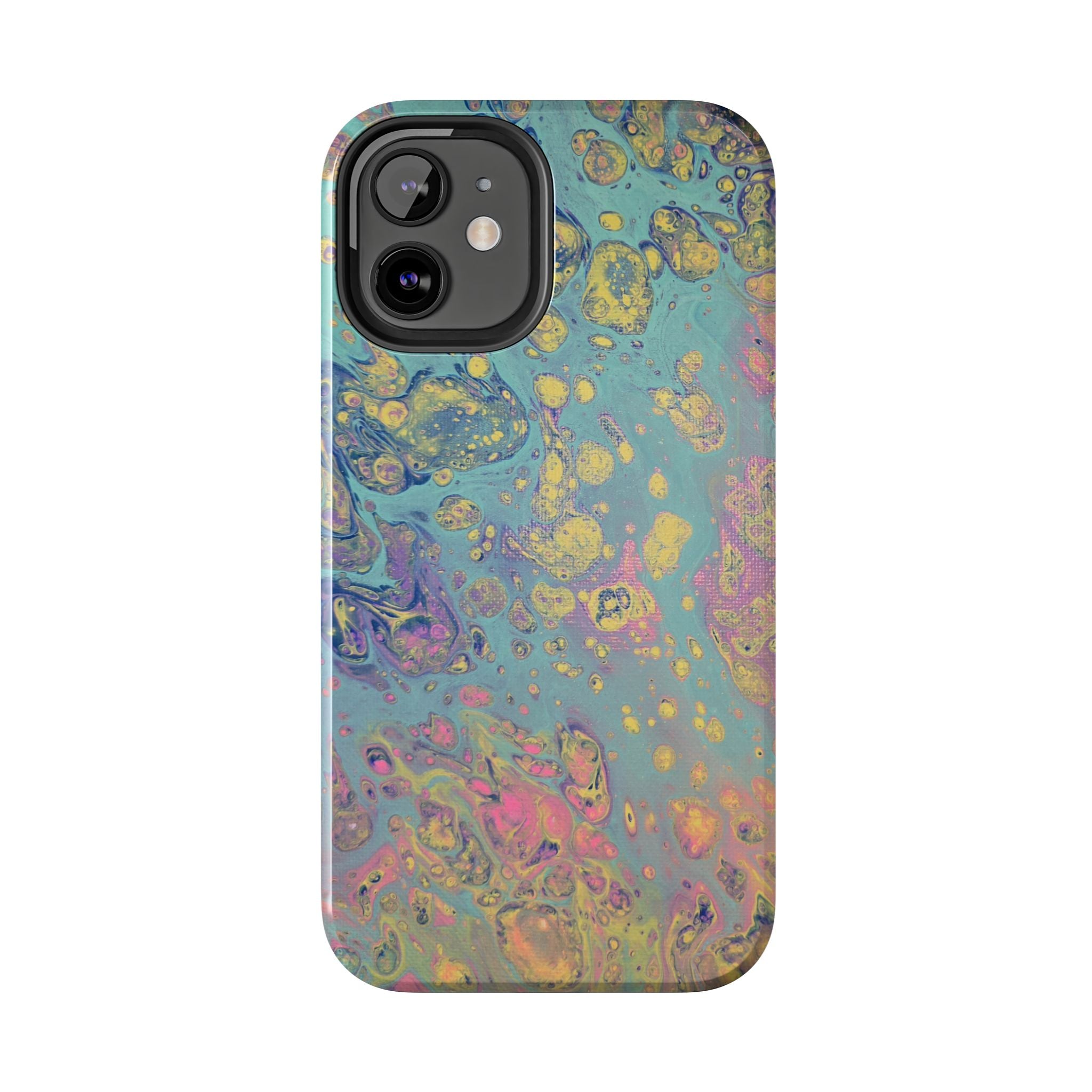 Marbled Pastel Tough Phone Case — Iridescent Fluid Art Protection