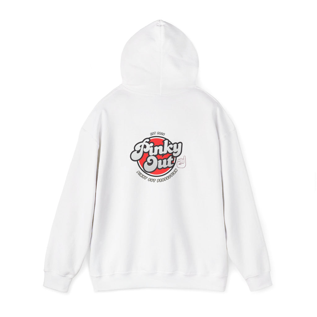 Pinky Out Retro Logo Hoodie — Vintage Skate Streetwear Pullover