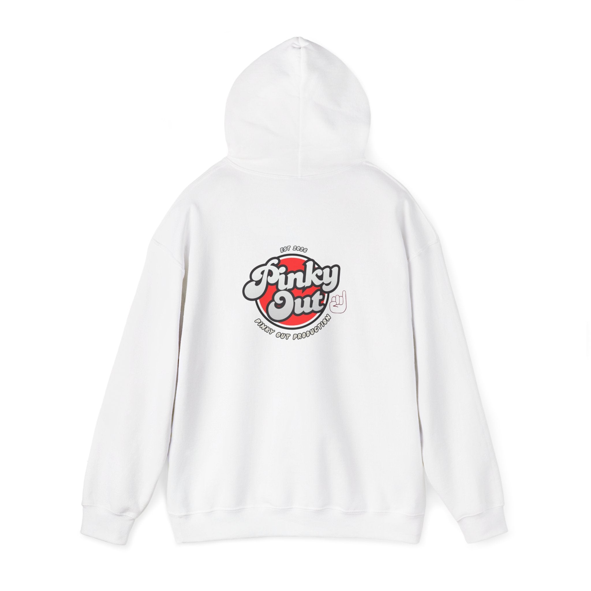 Pinky Out Retro Logo Hoodie — Vintage Skate Streetwear Pullover