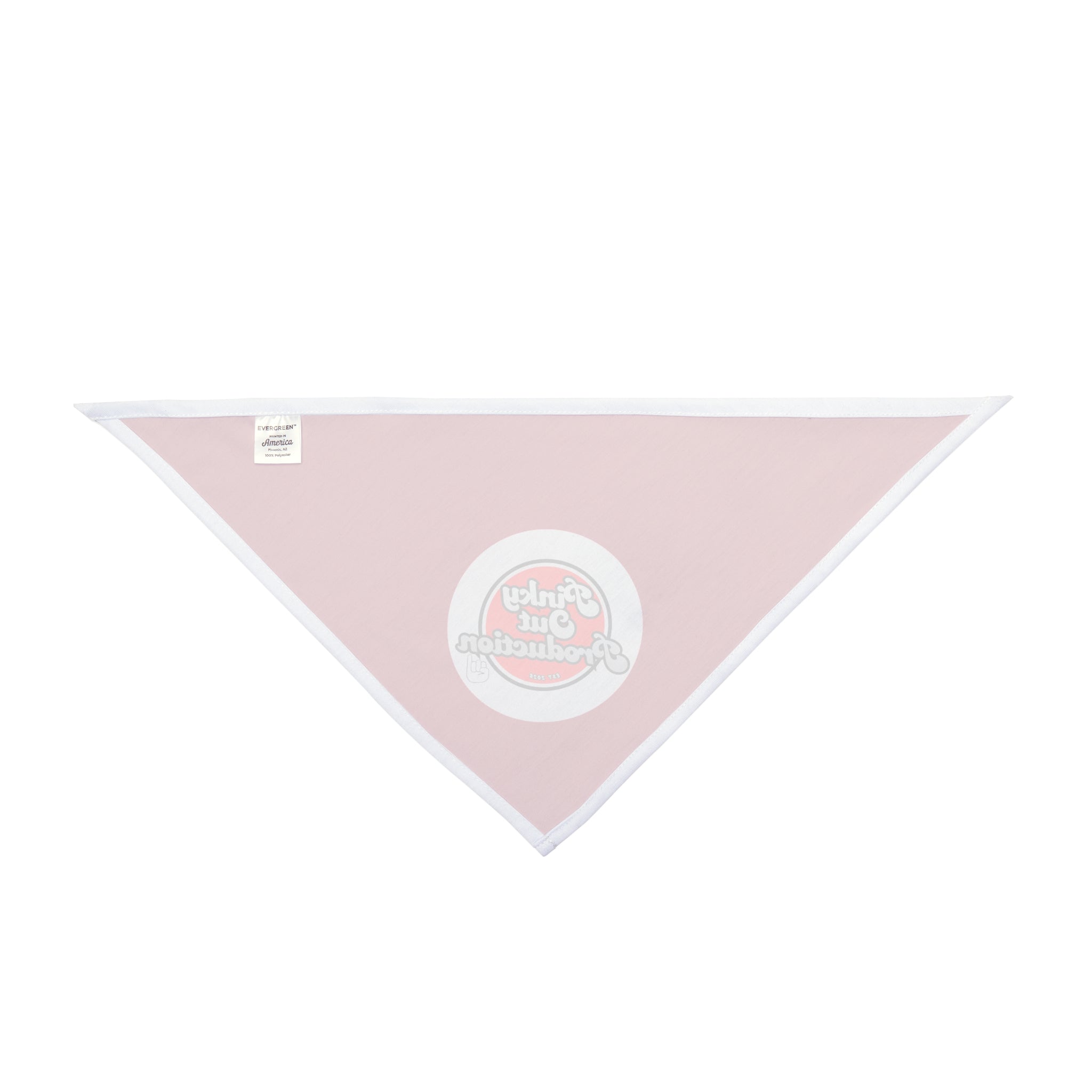 Pinky Out Pet Bandana — Cute Retro Graphic Dog & Cat Scarf