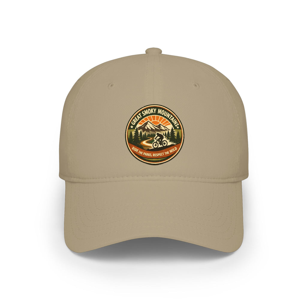 Smoky Mountains Trail Patch Cap — Vintage Outdoor Baseball Hat