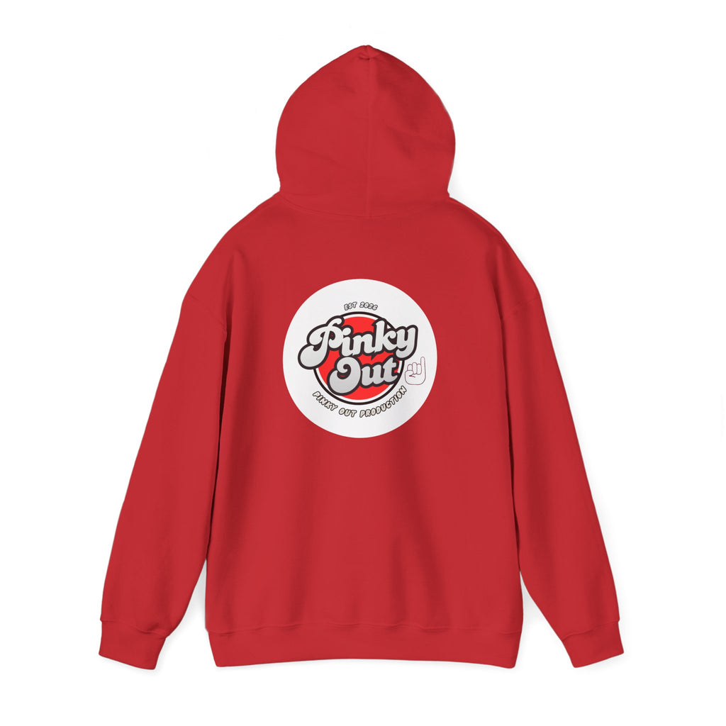 Pinky Out Retro Logo Hoodie — Vintage Skate Streetwear Pullover