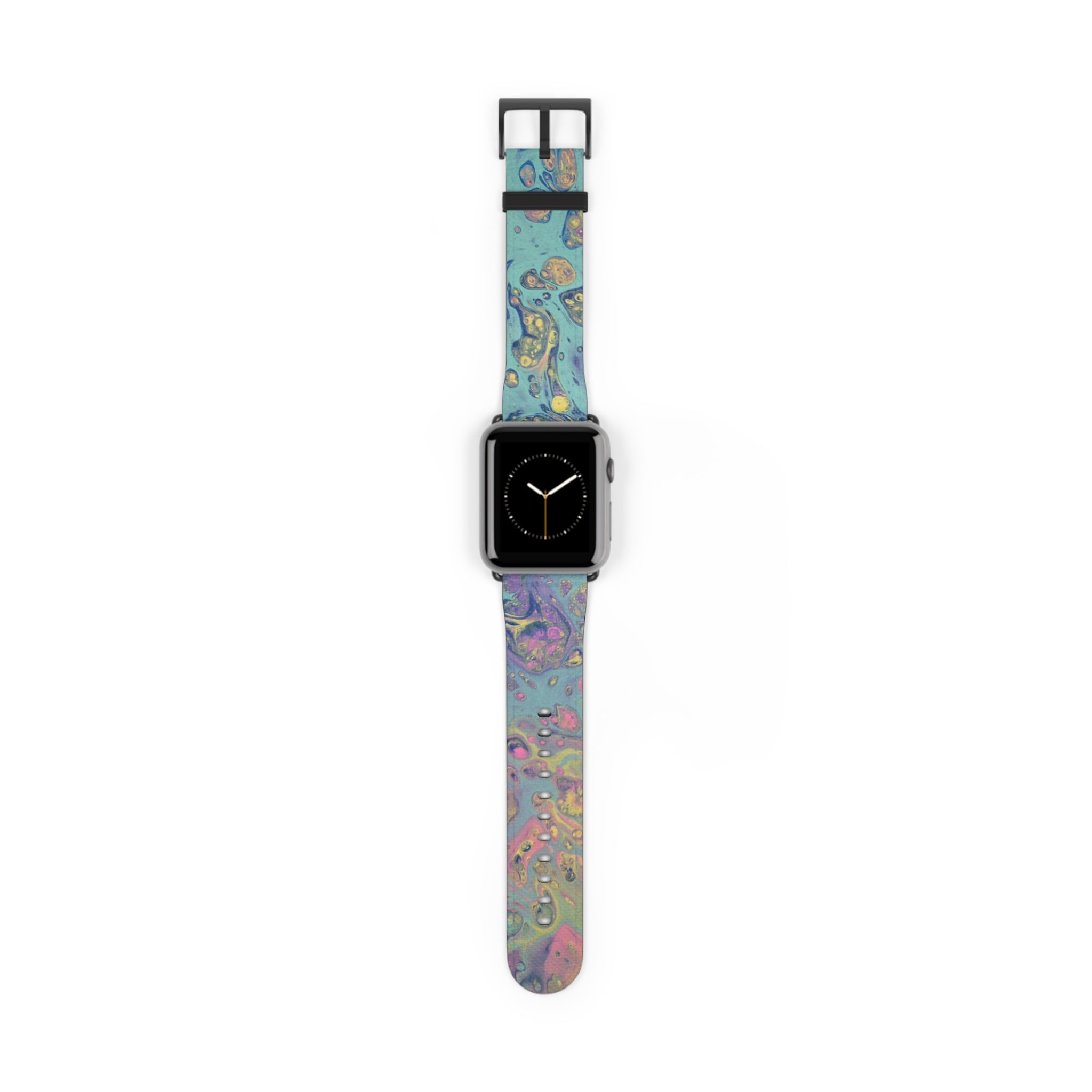 Abstract Marble Watch Band — Colorful Fluid Art Apple Watch Strap