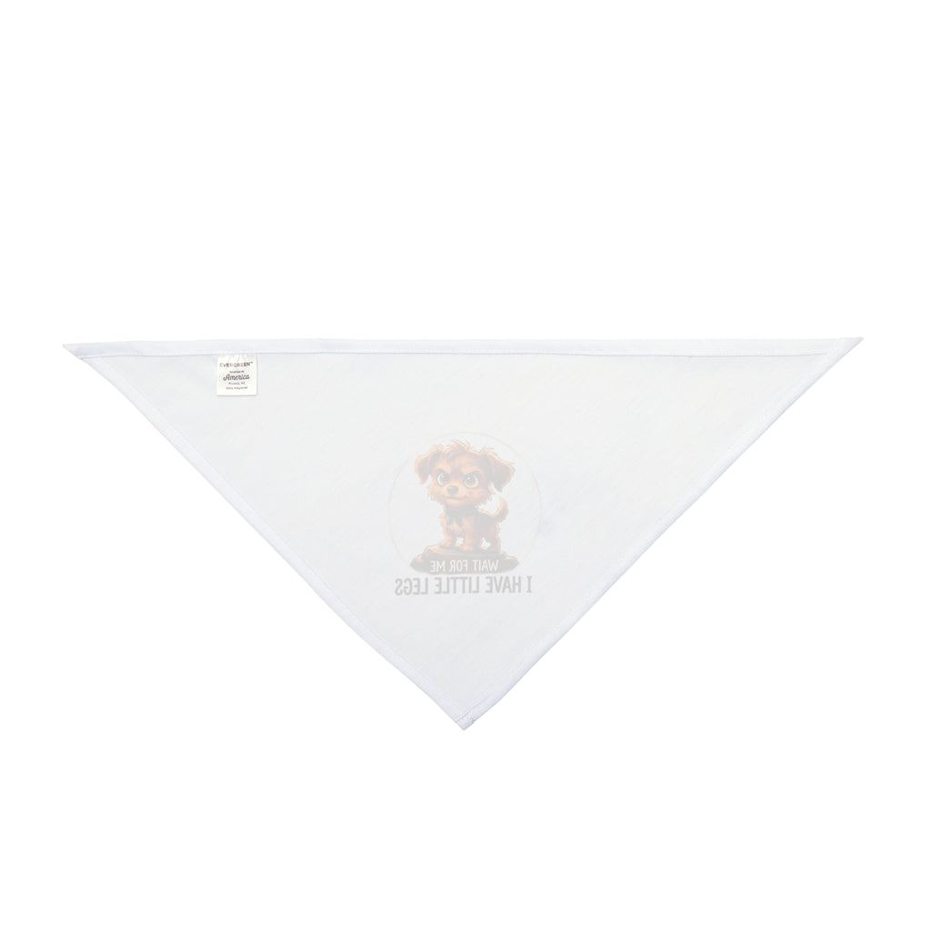 Cute Puppy Bandana — "I Have Little Legs" Pet Scarf for Small Dogs & Puppies