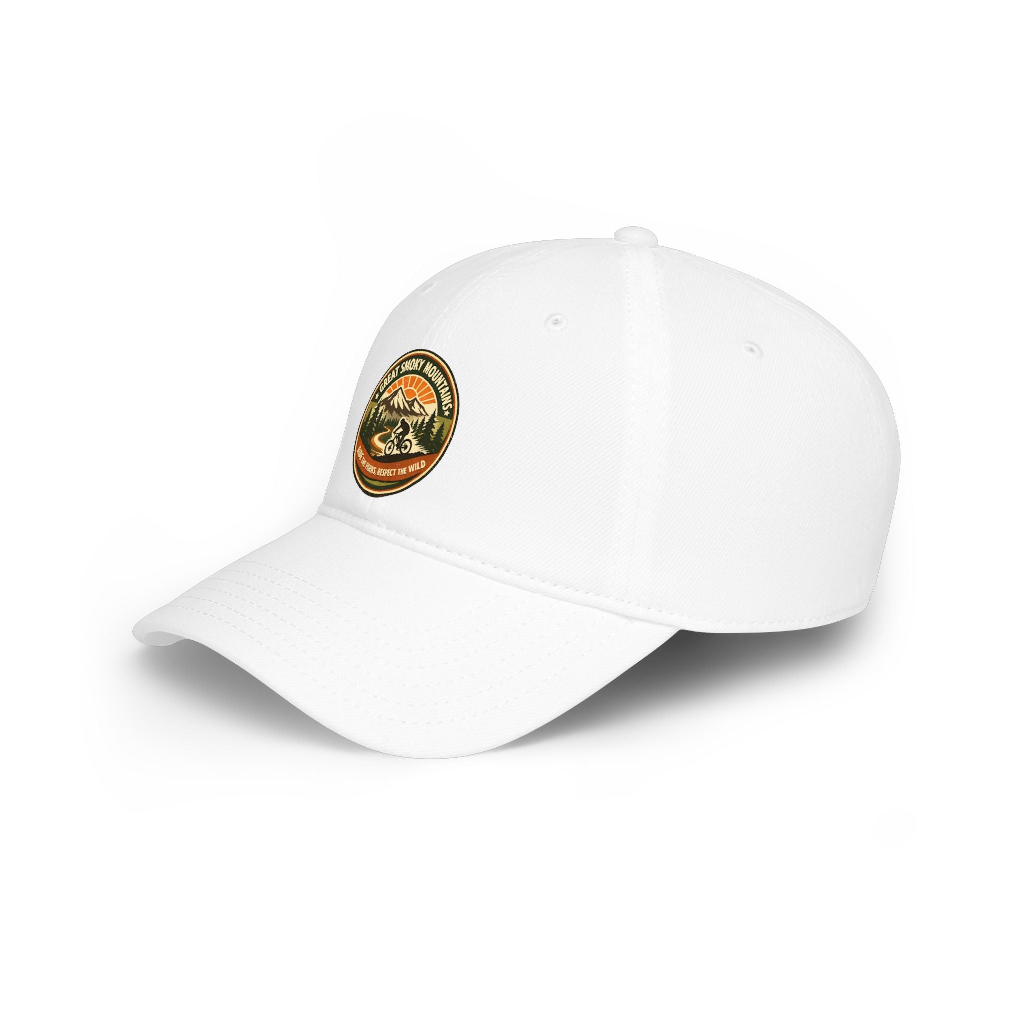 Smoky Mountains Trail Patch Cap — Vintage Outdoor Baseball Hat