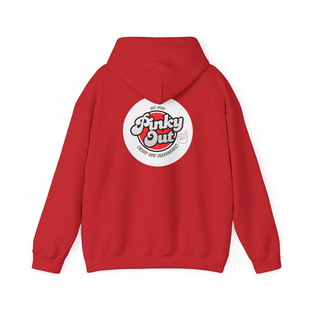 Pinky Out Retro Logo Hoodie — Vintage Skate Streetwear Pullover