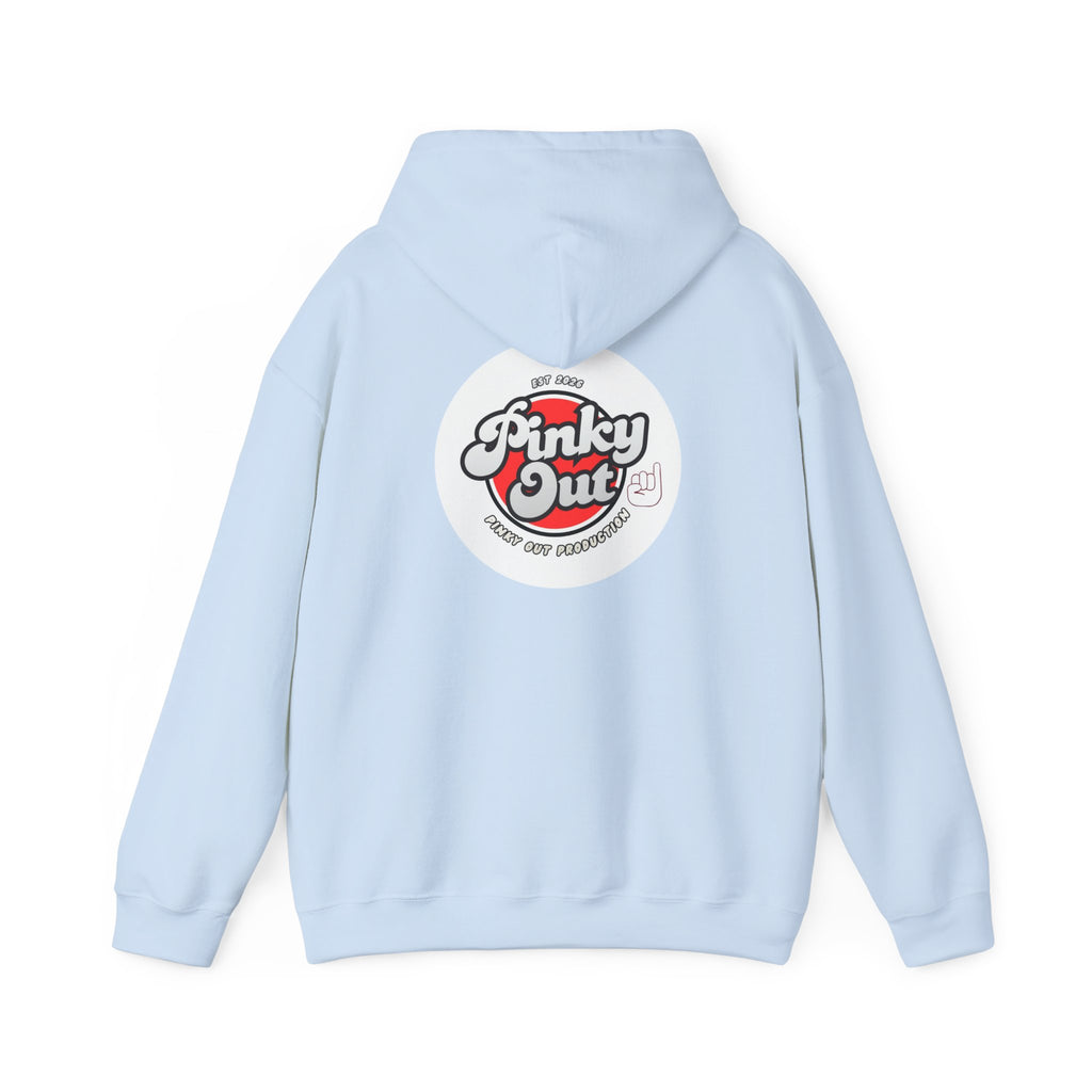 Pinky Out Retro Logo Hoodie — Vintage Skate Streetwear Pullover