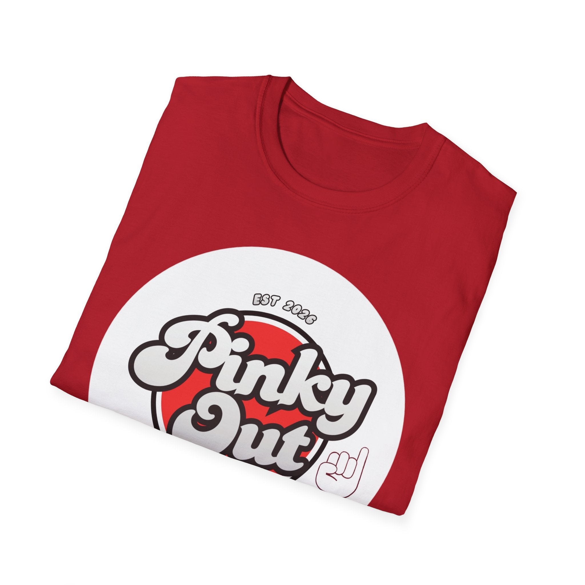 Pinky Out Graphic T-Shirt — Retro Hand Sign Tee