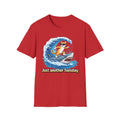 Just Another Tuesday Cat Surfing T-Shirt