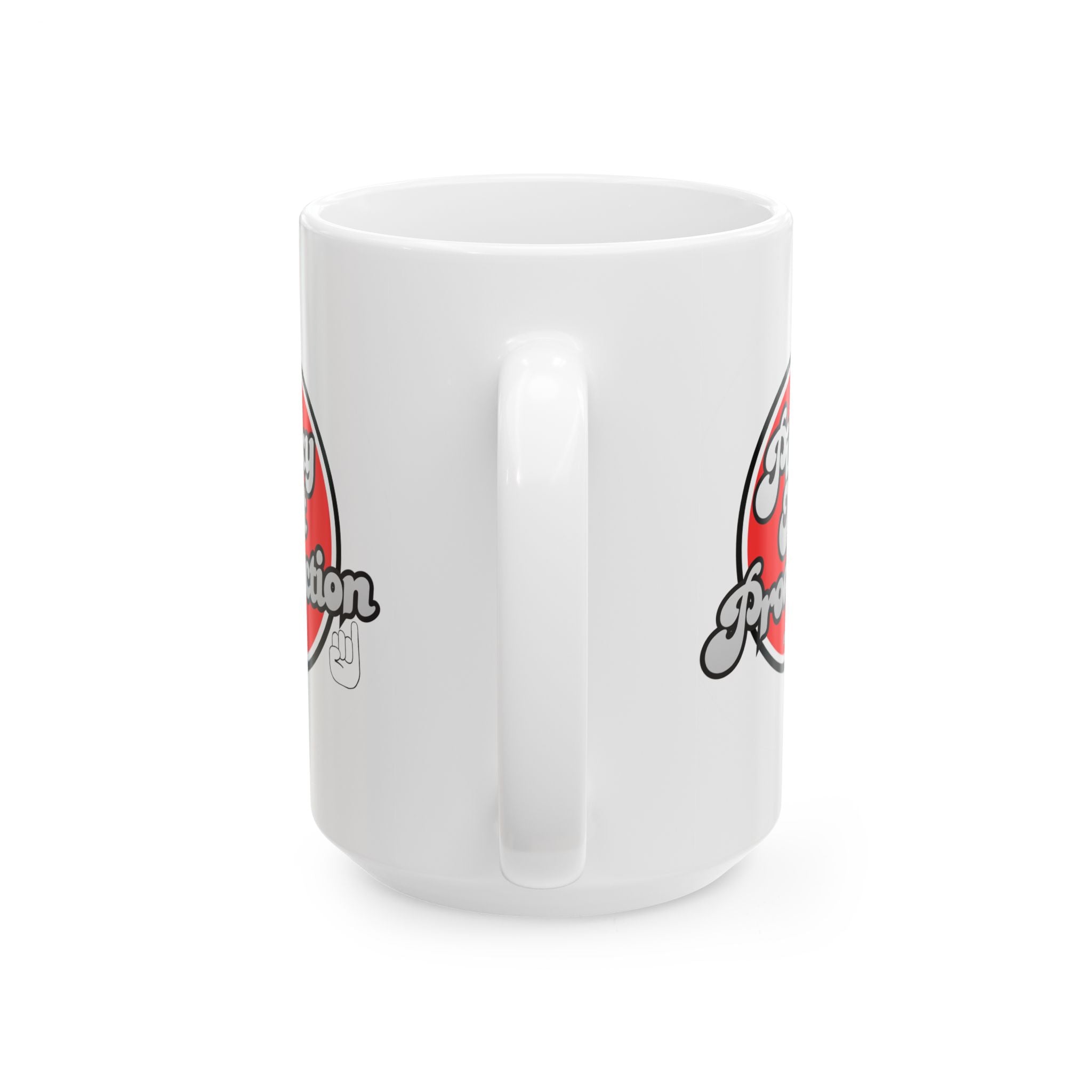 Pinky Out Ceramic Mug – Retro "Satisfaction" Coffee Cup (11oz & 15oz)