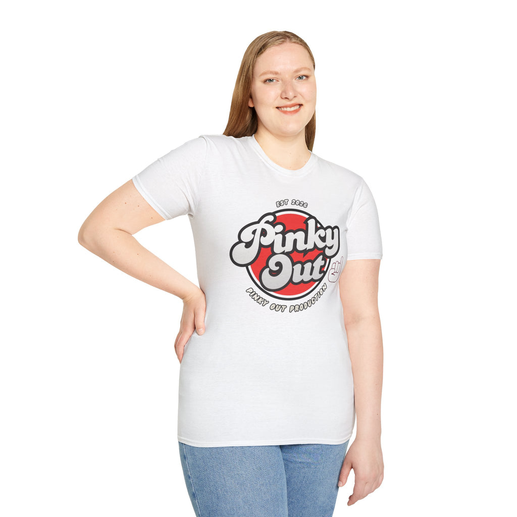 Pinky Out Graphic T-Shirt — Retro Hand Sign Tee