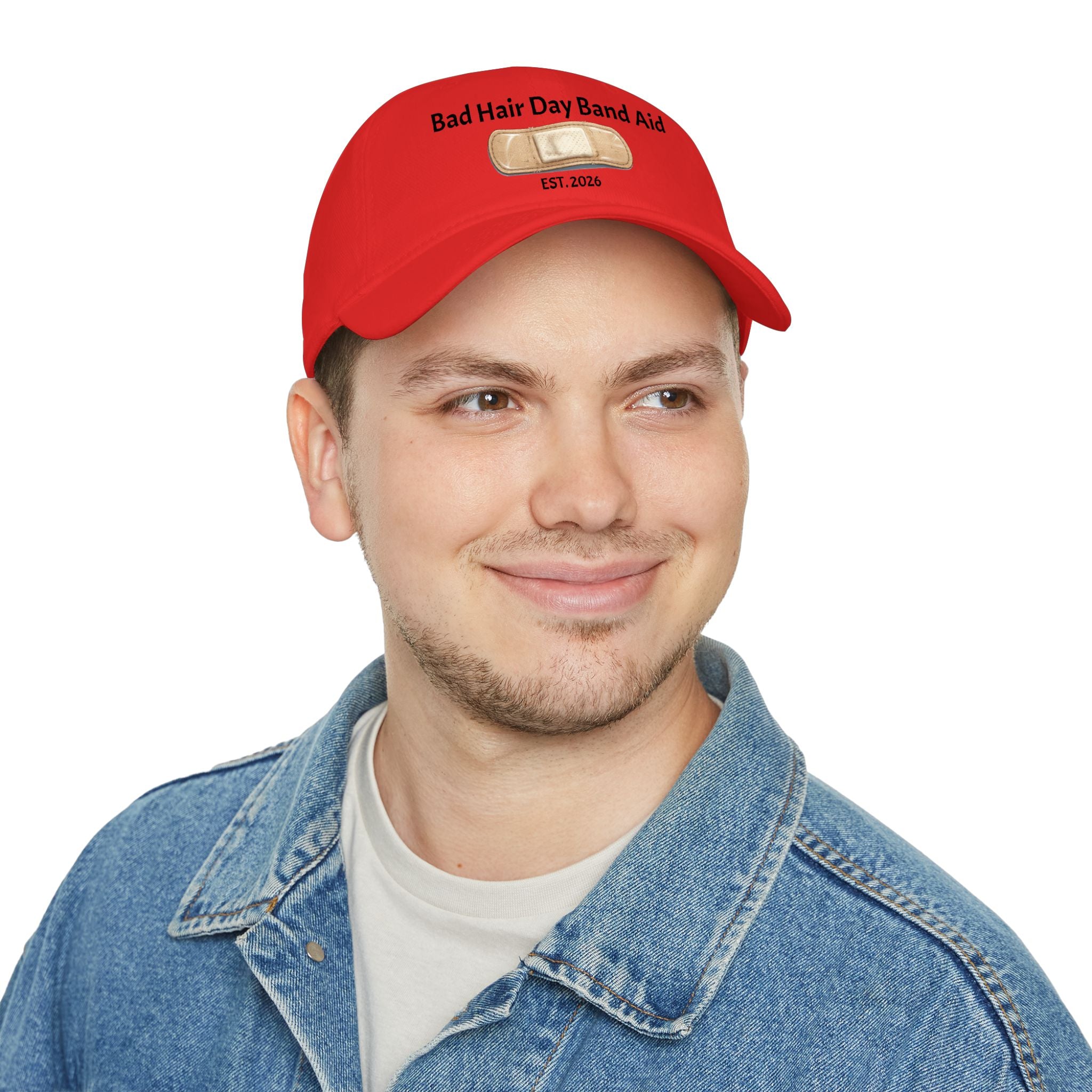 Bad Hair Day Band Aid Baseball Cap – Funny Red Low Profile Hat (Est. 2026)