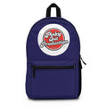 Pinky Out Production Retro Logo Backpack — Vintage Music Brand Daypack