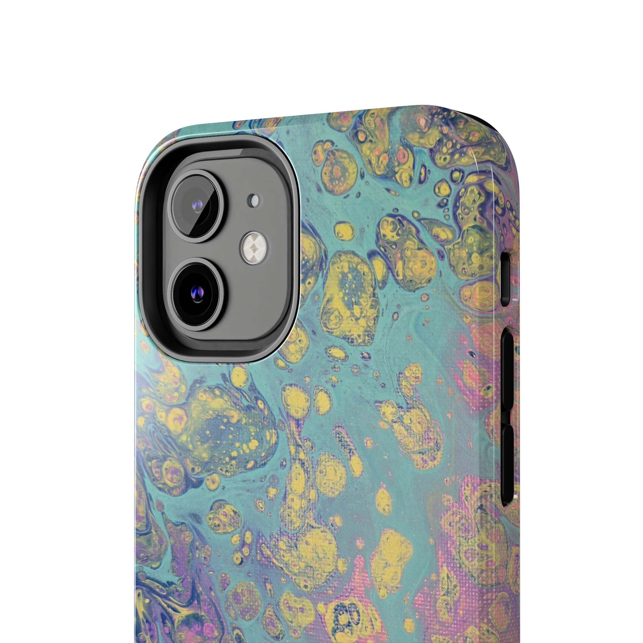 Marbled Pastel Tough Phone Case — Iridescent Fluid Art Protection