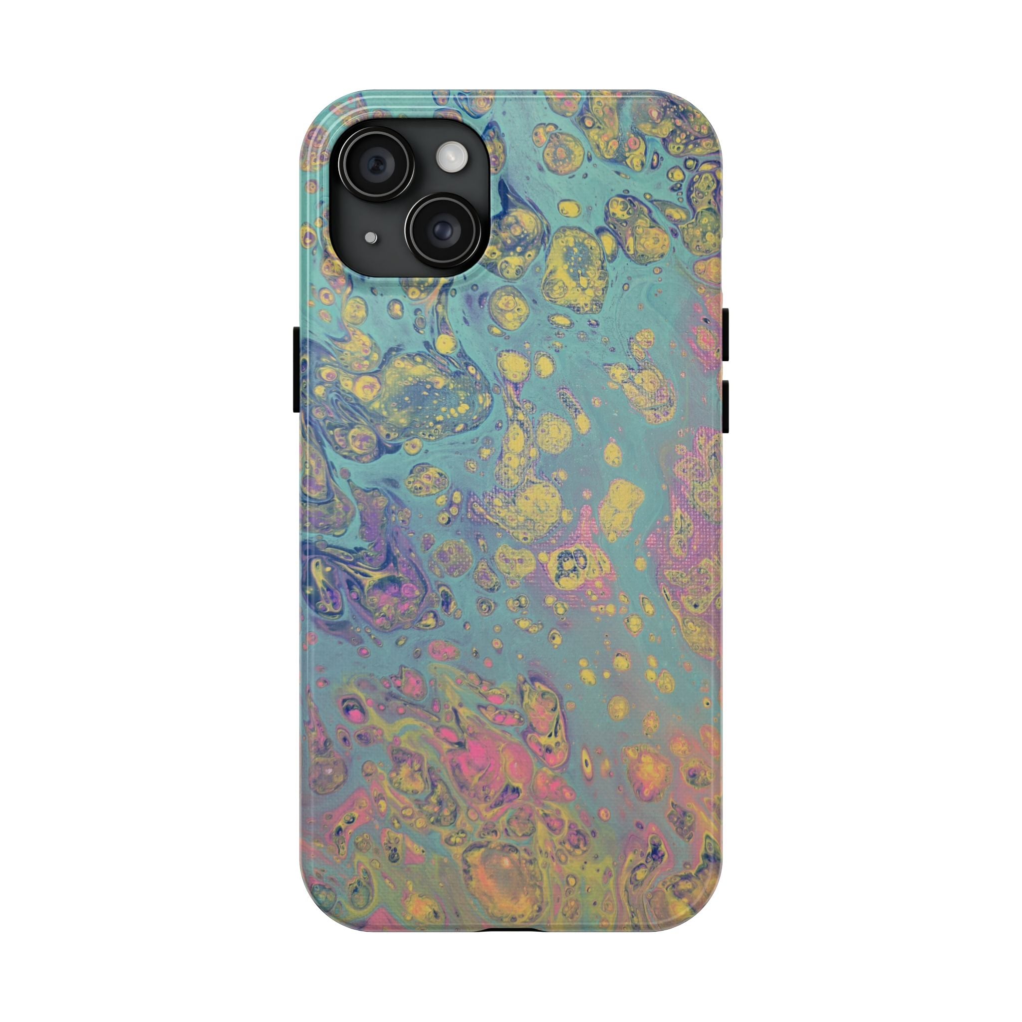 Marbled Pastel Tough Phone Case — Iridescent Fluid Art Protection