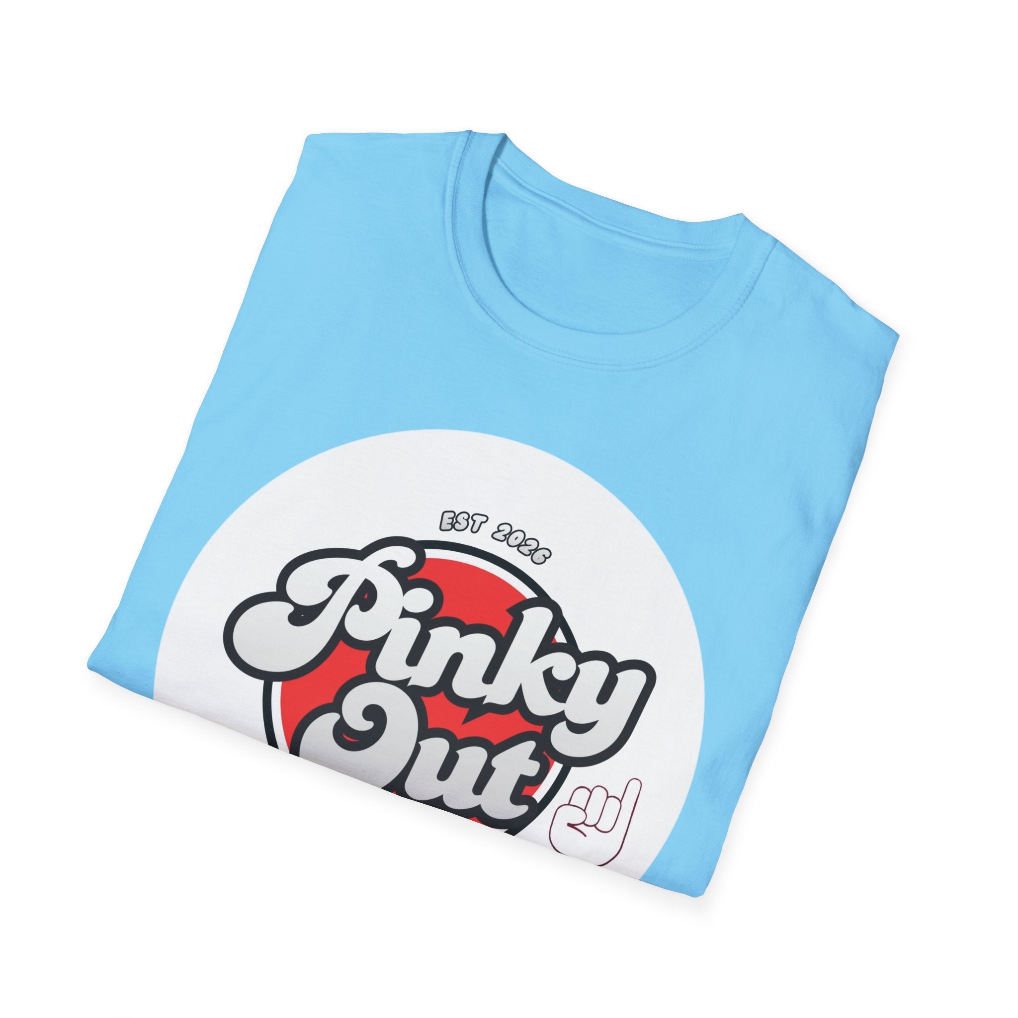 Pinky Out Graphic T-Shirt — Retro Hand Sign Tee