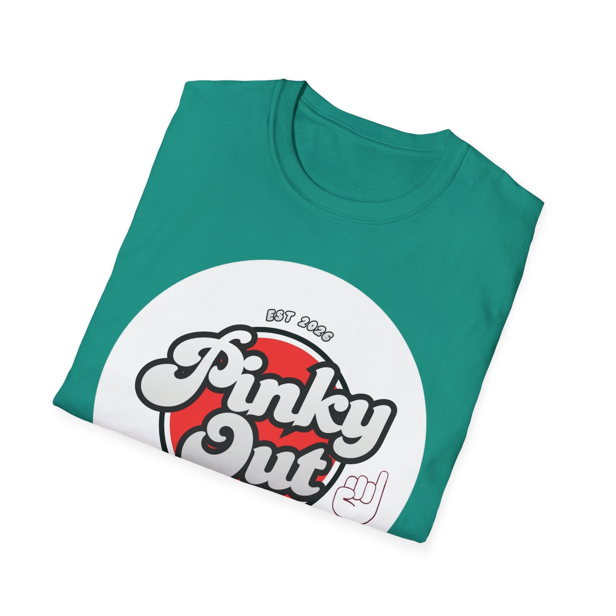 Pinky Out Graphic T-Shirt — Retro Hand Sign Tee