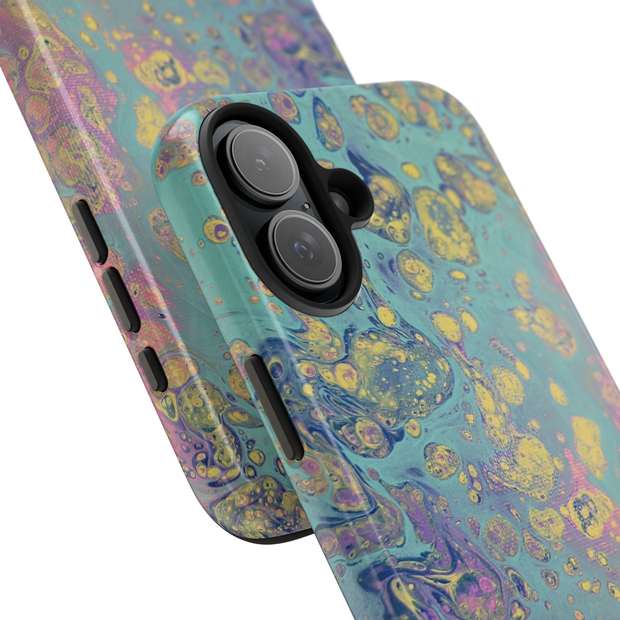 Marbled Pastel Tough Phone Case — Iridescent Fluid Art Protection