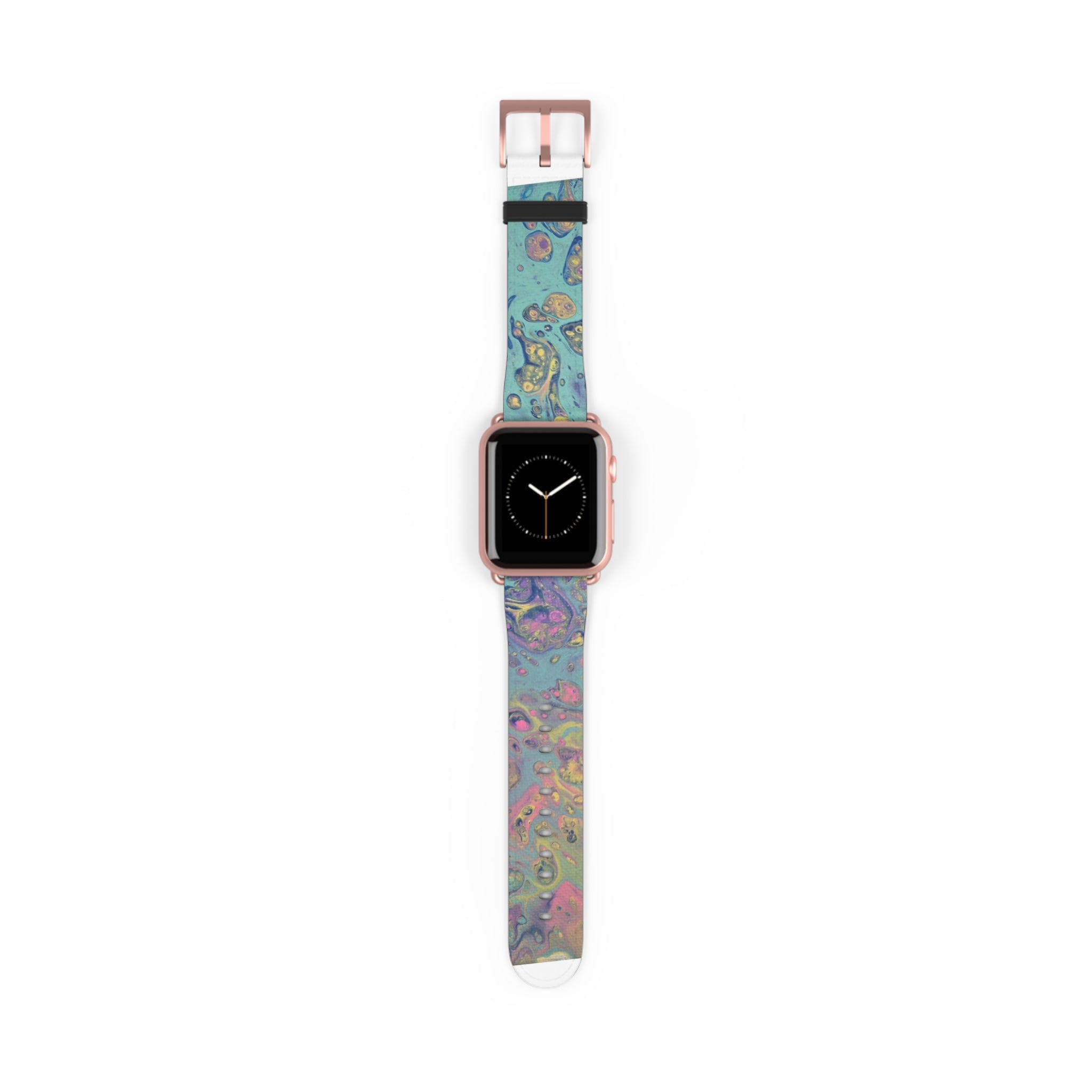 Abstract Marble Watch Band — Colorful Fluid Art Apple Watch Strap