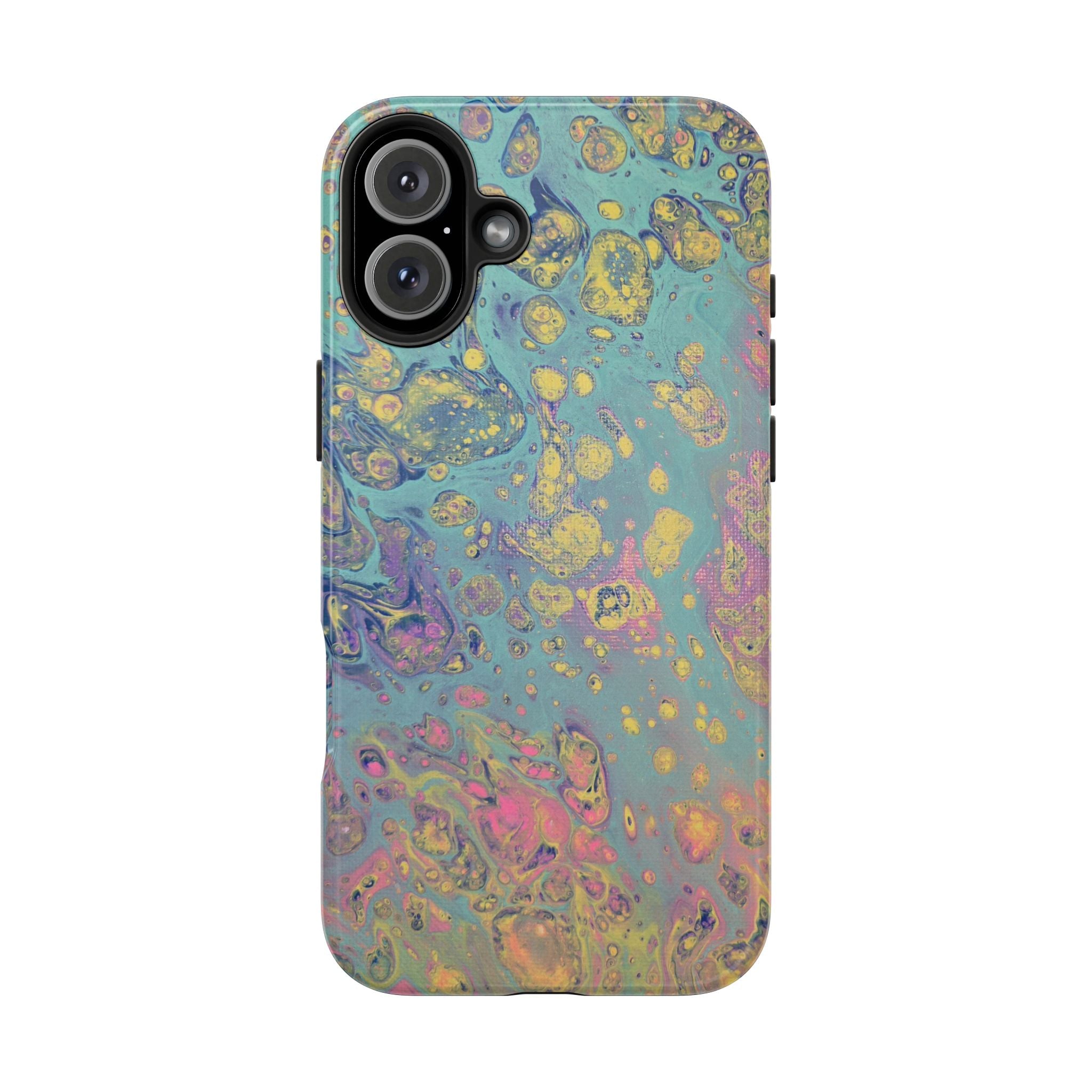 Marbled Pastel Tough Phone Case — Iridescent Fluid Art Protection