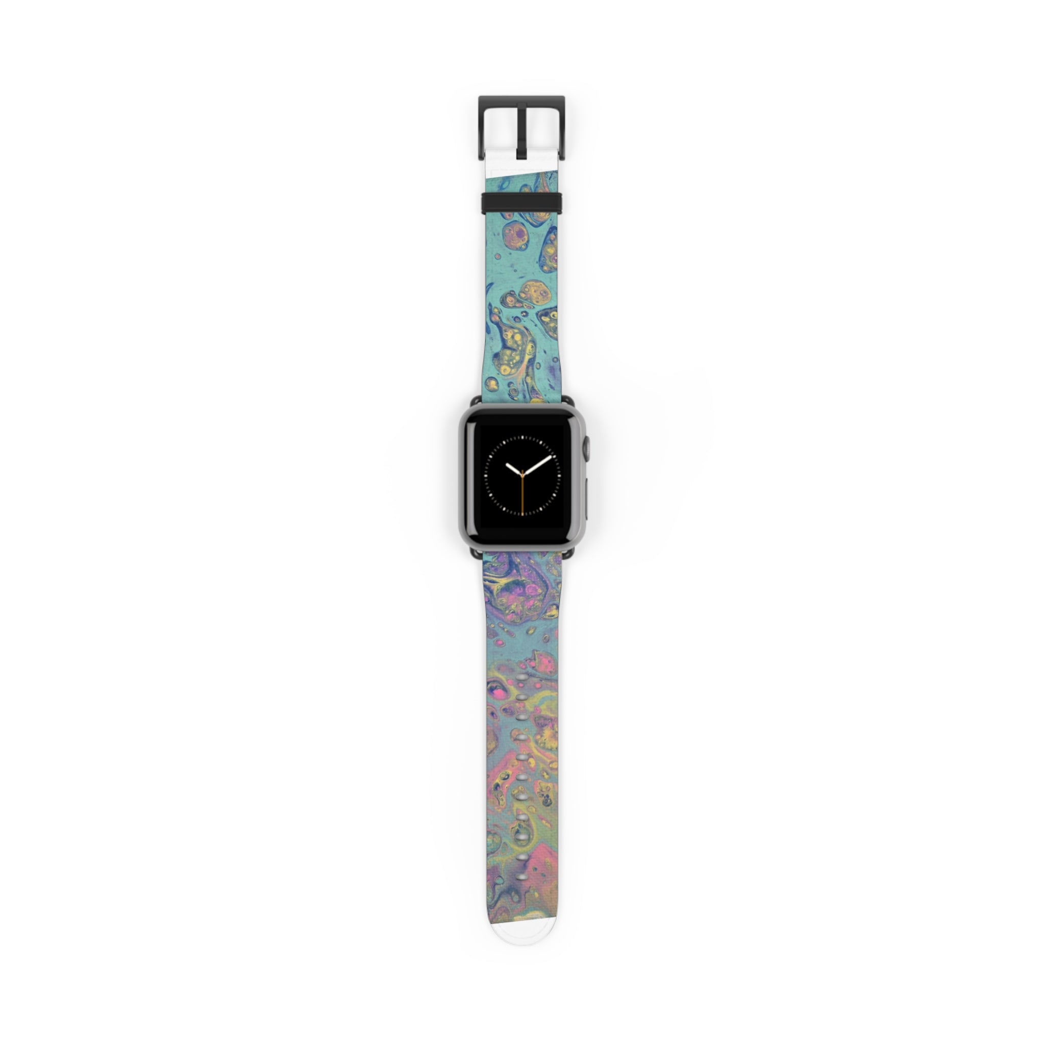 Abstract Marble Watch Band — Colorful Fluid Art Apple Watch Strap