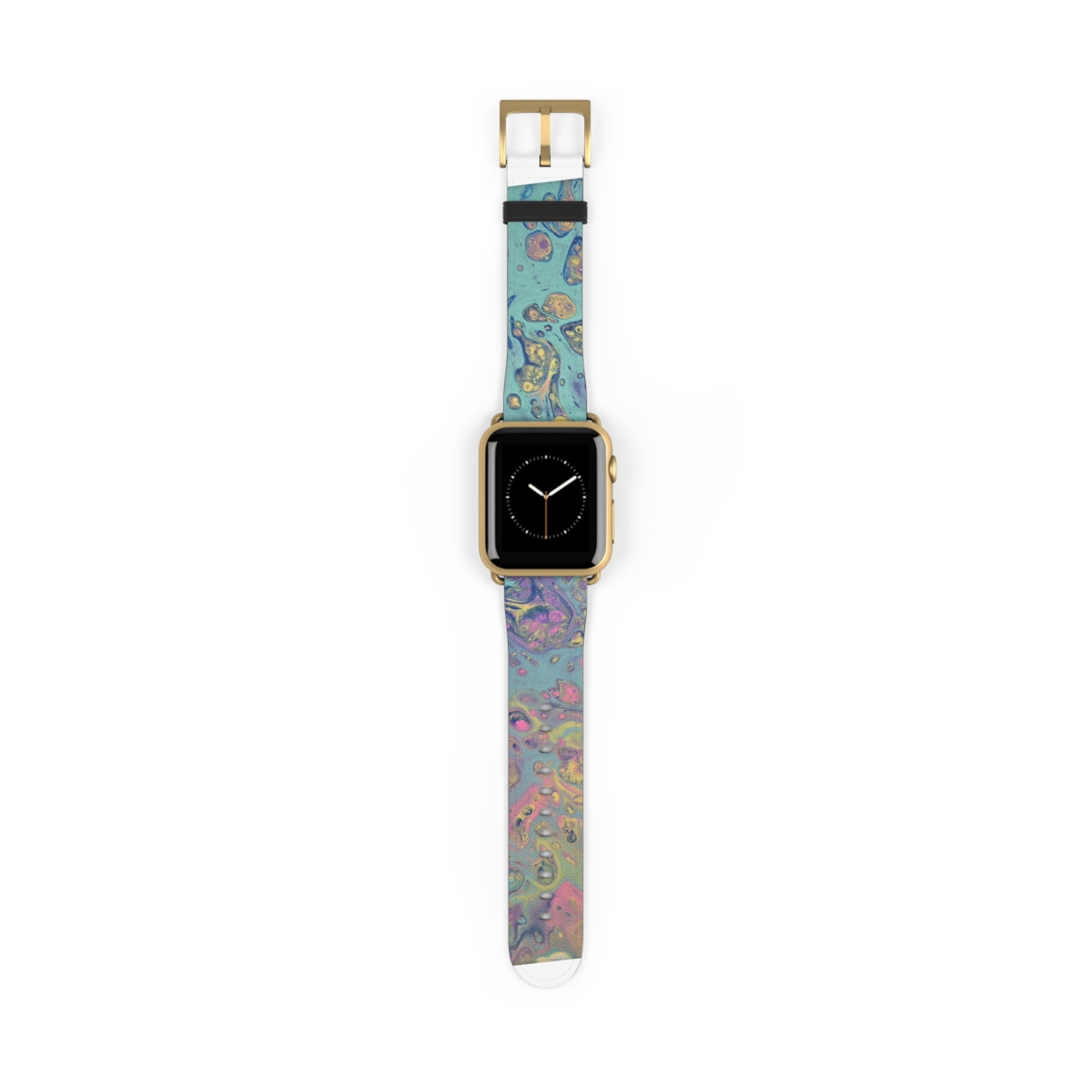 Abstract Marble Watch Band — Colorful Fluid Art Apple Watch Strap