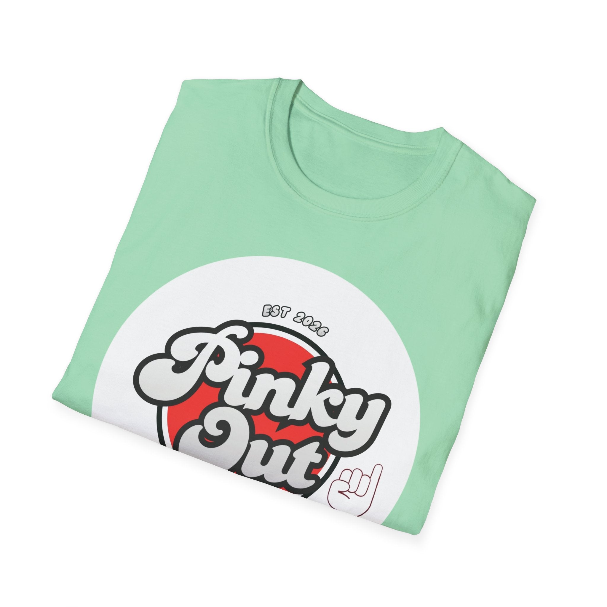 Pinky Out Graphic T-Shirt — Retro Hand Sign Tee