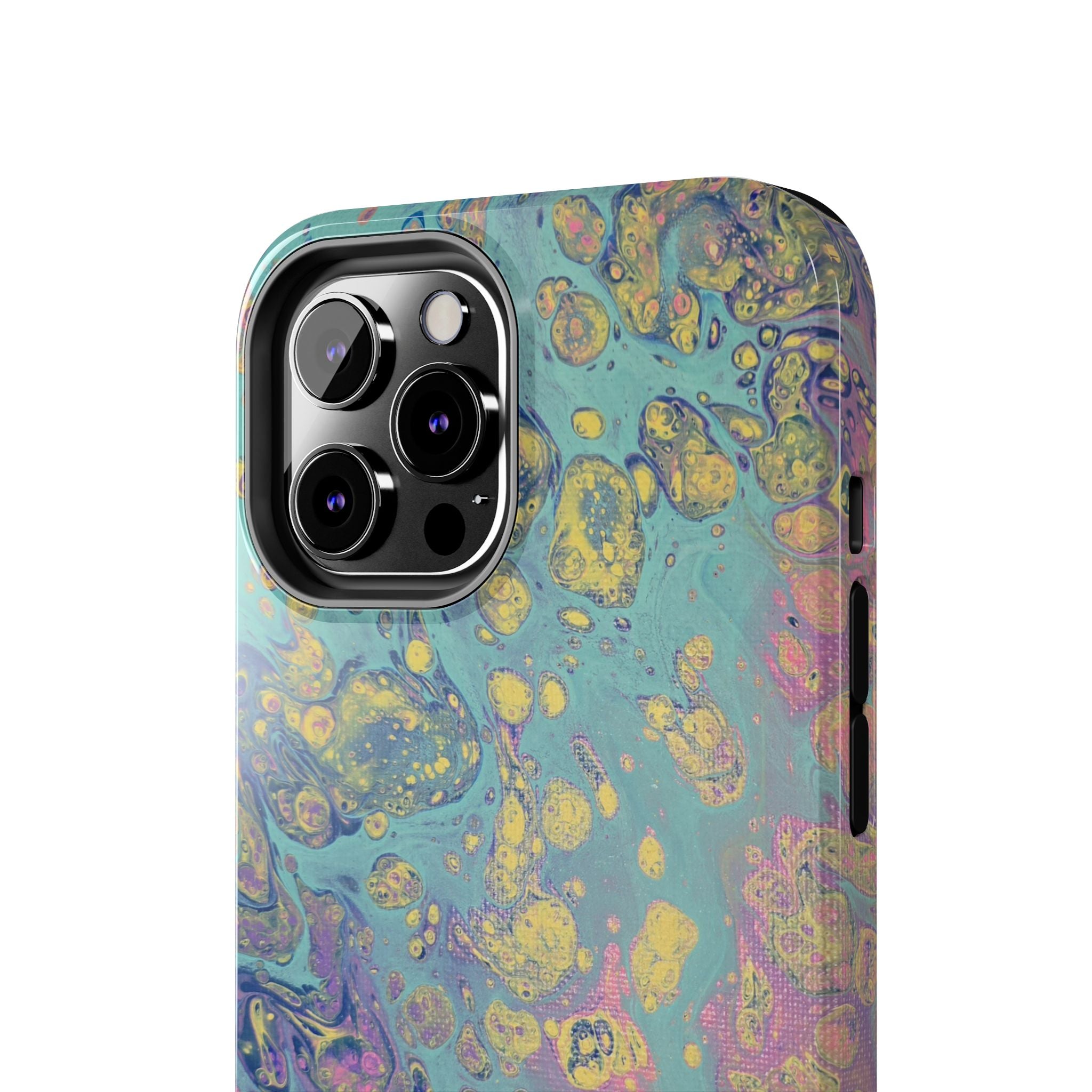 Marbled Pastel Tough Phone Case — Iridescent Fluid Art Protection