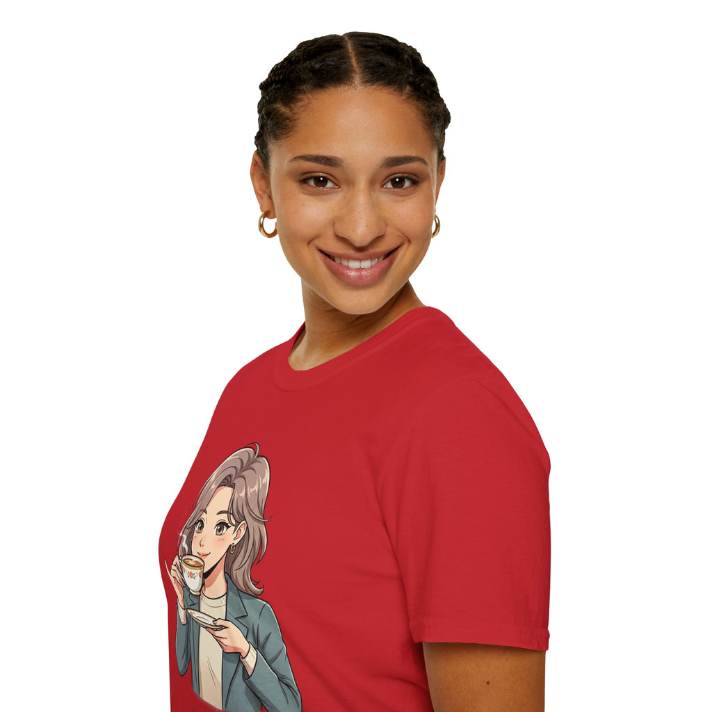 Tea Lover T‑Shirt — "pinky out" Anime Tea Drinking Graphic Tee