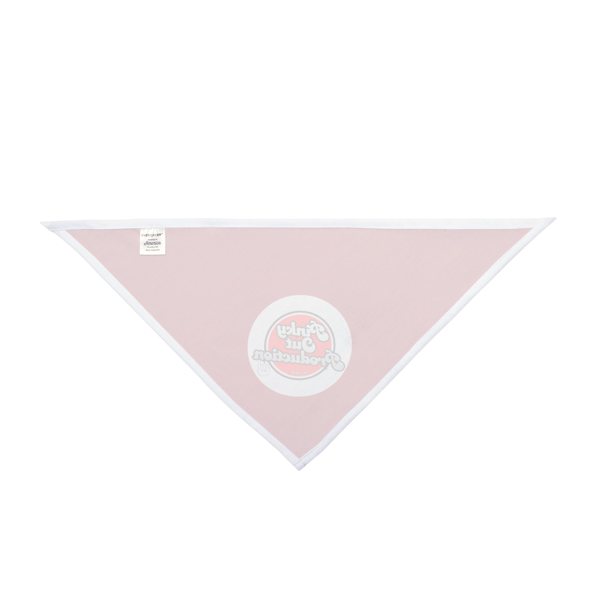 Pinky Out Pet Bandana — Cute Retro Graphic Dog & Cat Scarf