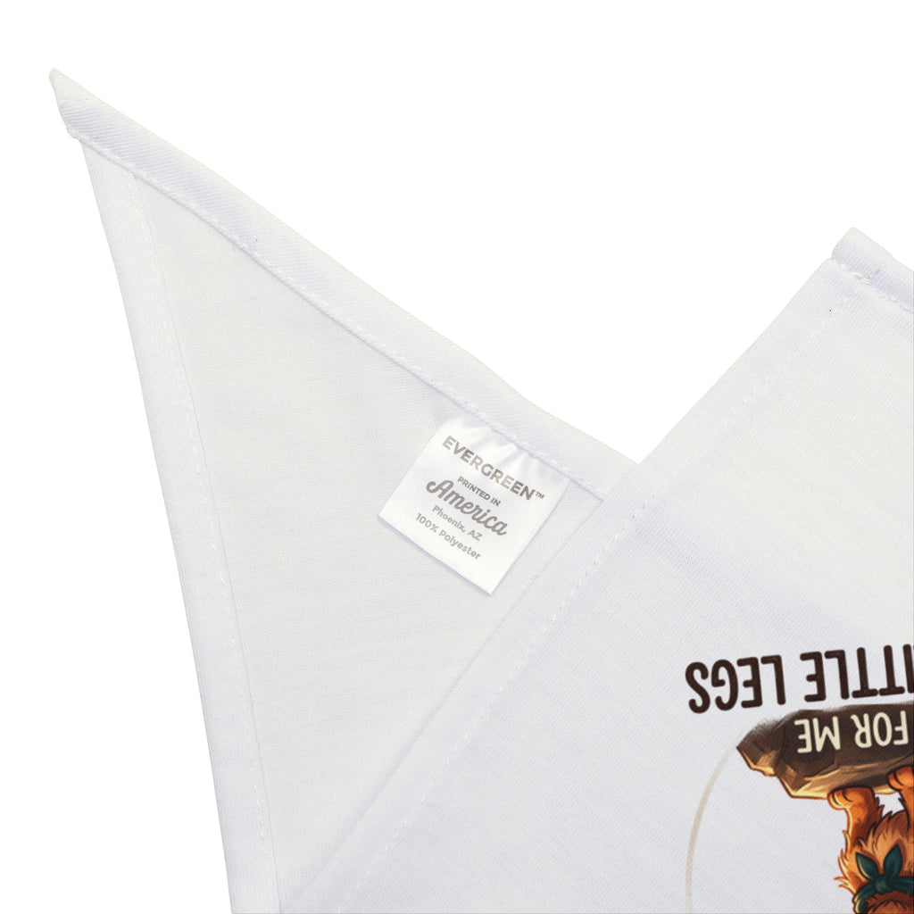 Cute Puppy Bandana — "I Have Little Legs" Pet Scarf for Small Dogs & Puppies