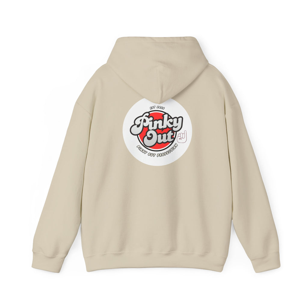 Pinky Out Retro Logo Hoodie — Vintage Skate Streetwear Pullover