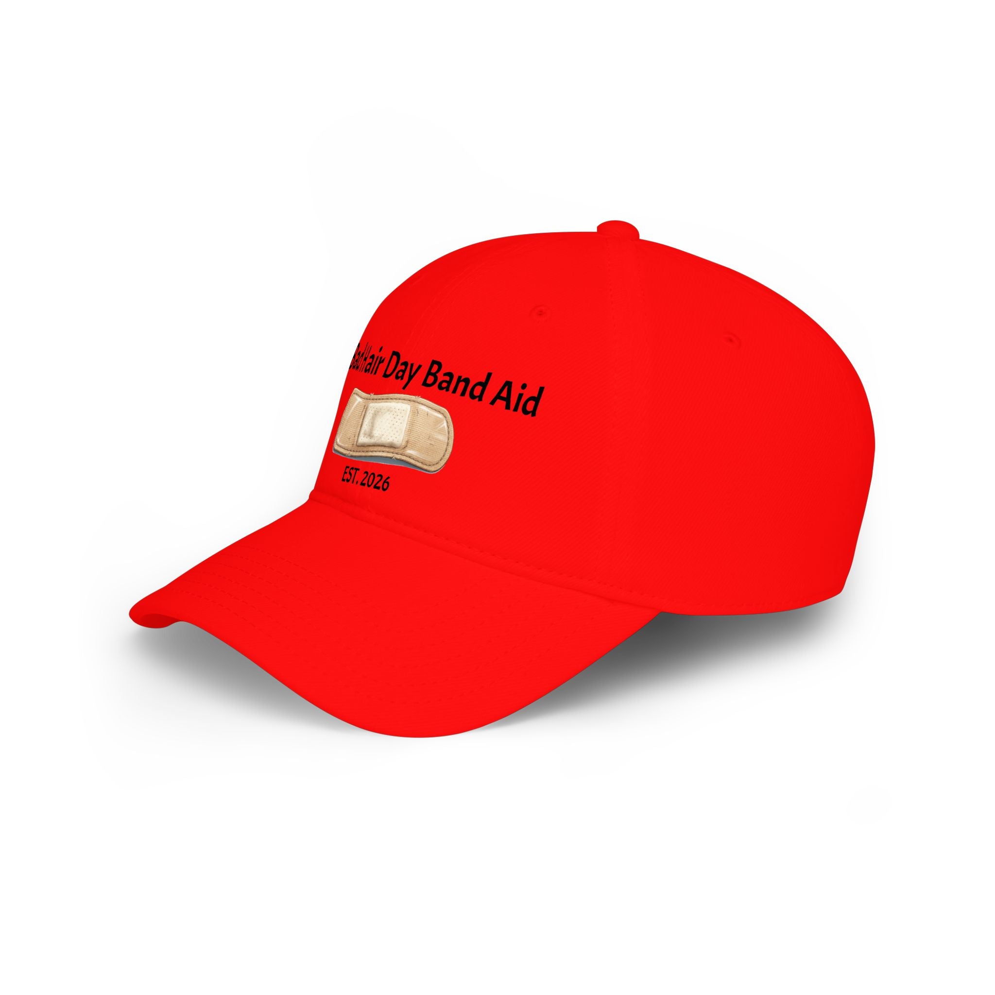Bad Hair Day Band Aid Baseball Cap – Funny Red Low Profile Hat (Est. 2026)