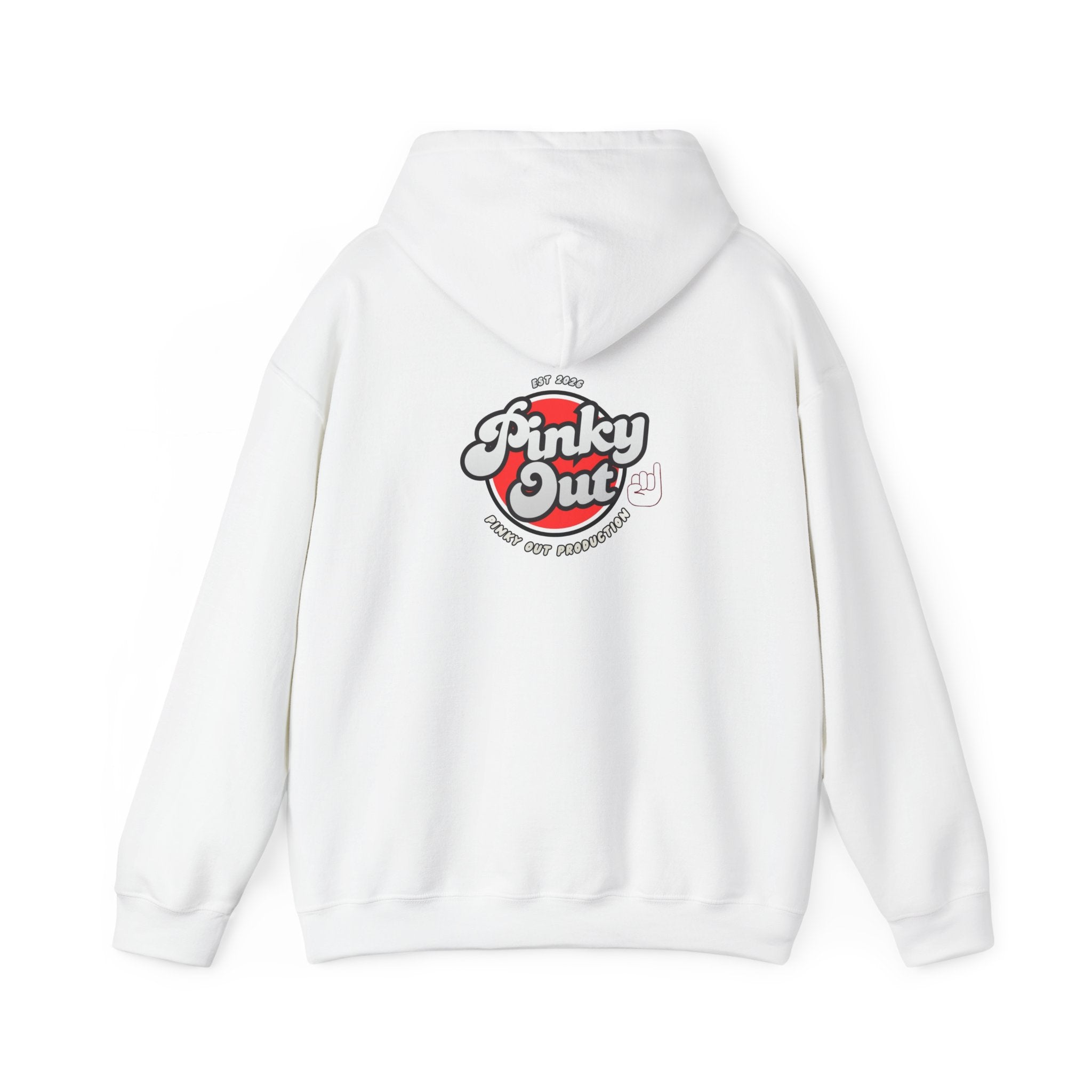 Pinky Out Retro Logo Hoodie — Vintage Skate Streetwear Pullover