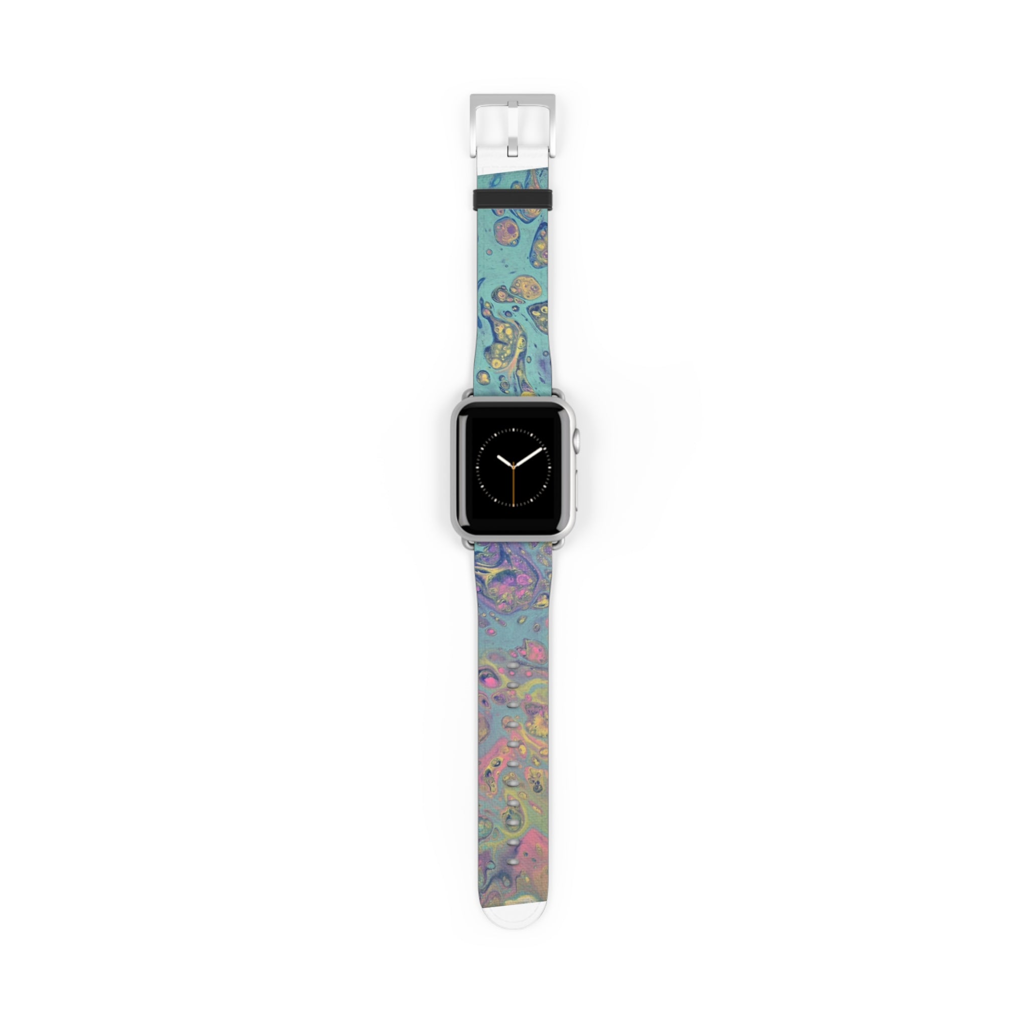 Abstract Marble Watch Band — Colorful Fluid Art Apple Watch Strap
