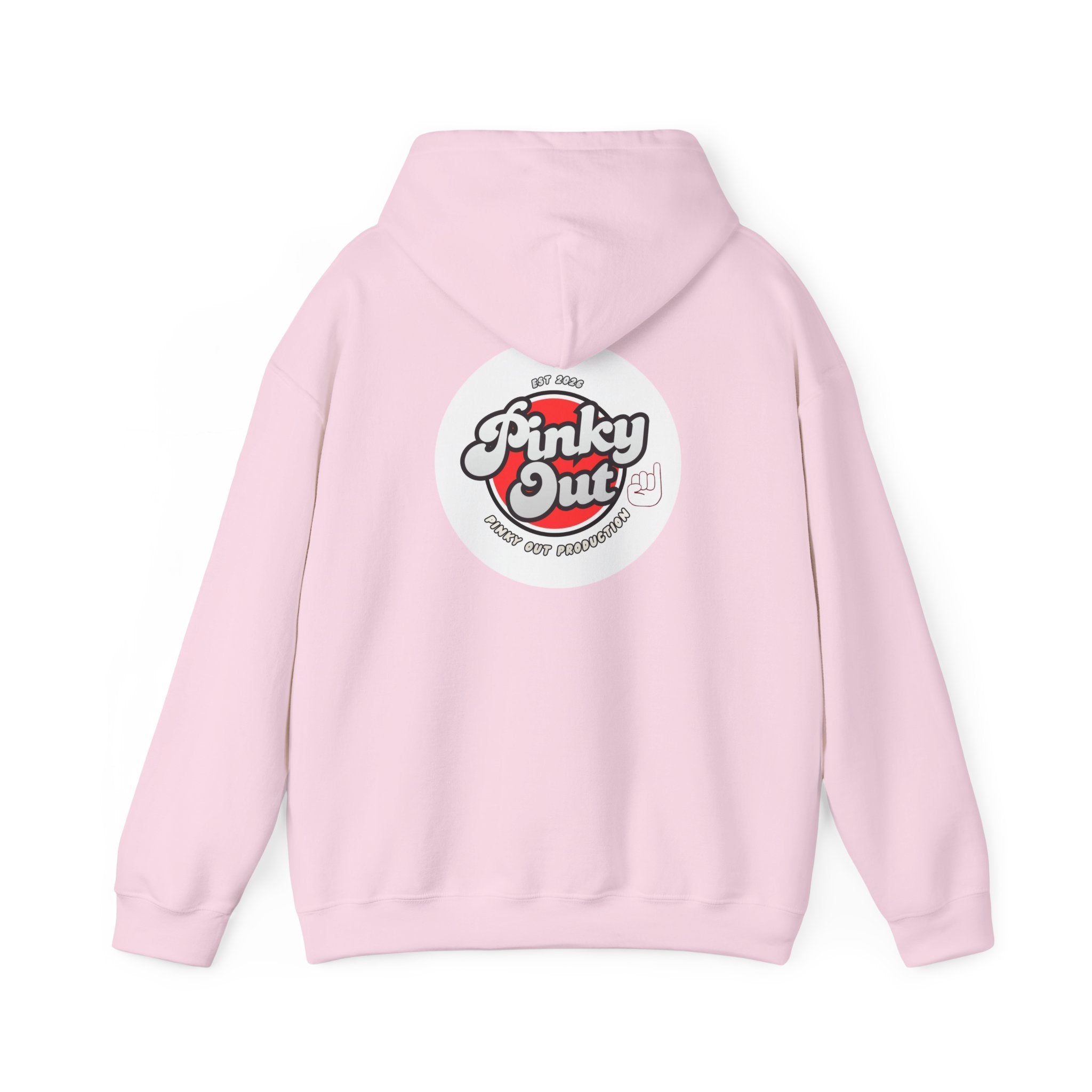 Pinky Out Retro Logo Hoodie — Vintage Skate Streetwear Pullover