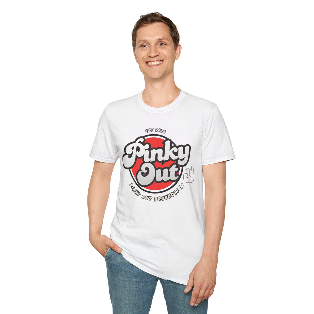 Pinky Out Graphic T-Shirt — Retro Hand Sign Tee