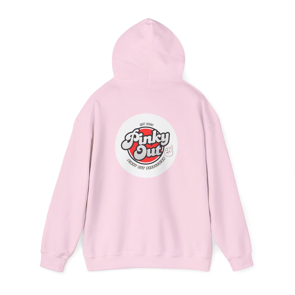 Pinky Out Retro Logo Hoodie — Vintage Skate Streetwear Pullover