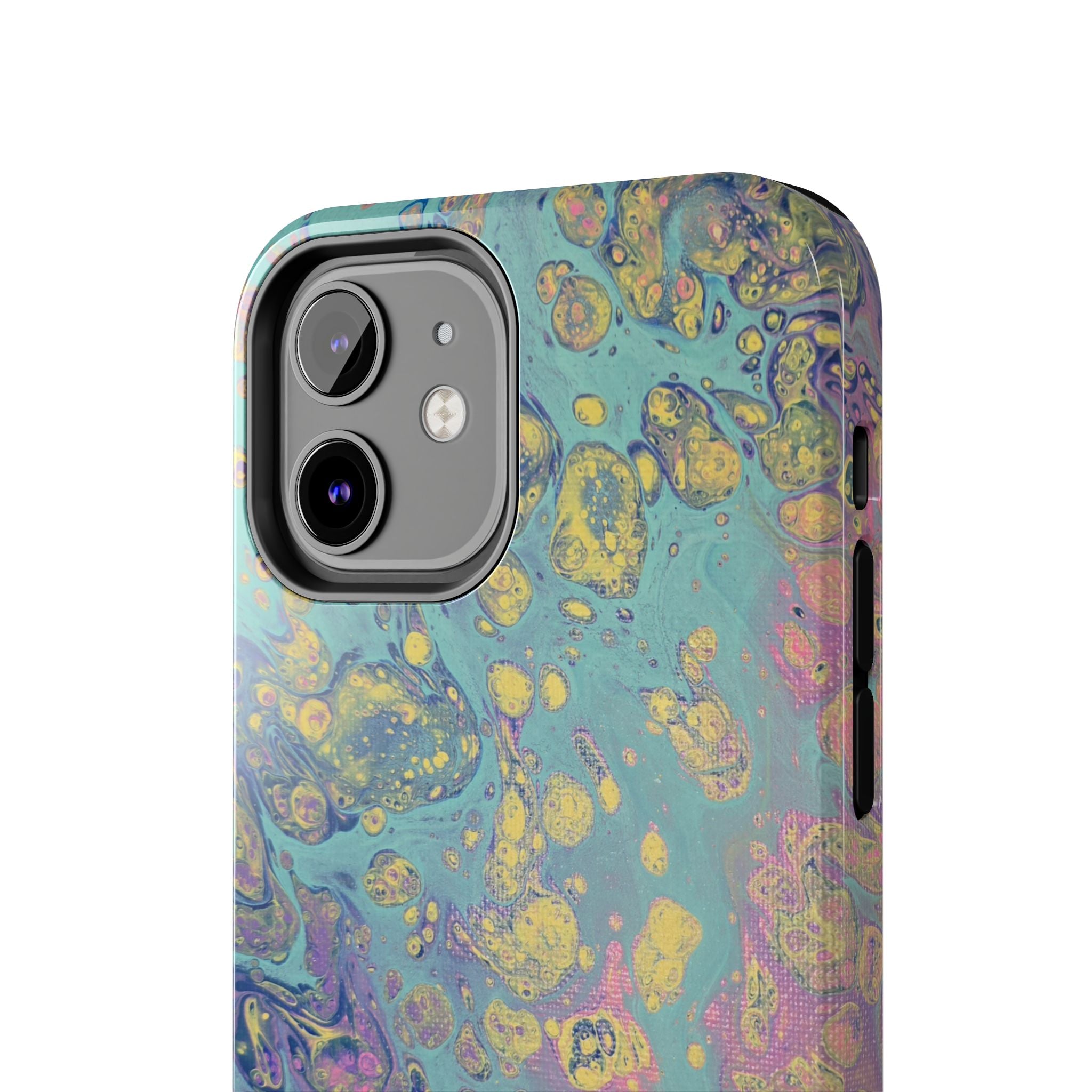 Marbled Pastel Tough Phone Case — Iridescent Fluid Art Protection
