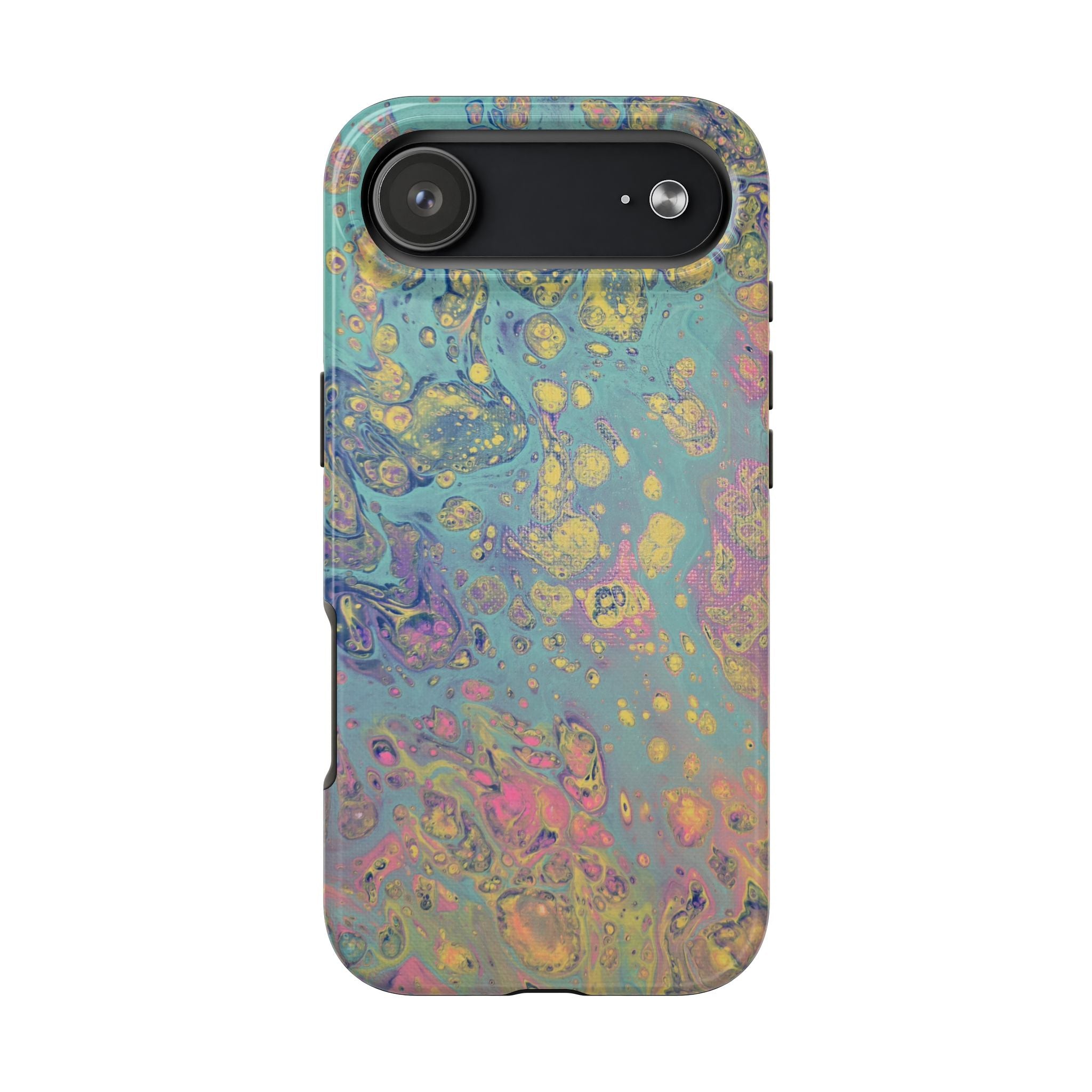 Marbled Pastel Tough Phone Case — Iridescent Fluid Art Protection