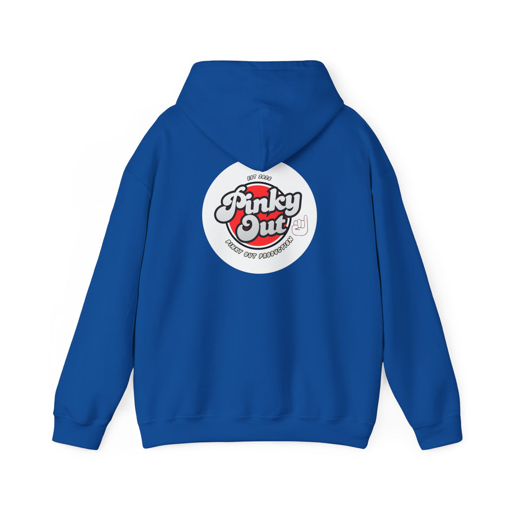 Pinky Out Retro Logo Hoodie — Vintage Skate Streetwear Pullover
