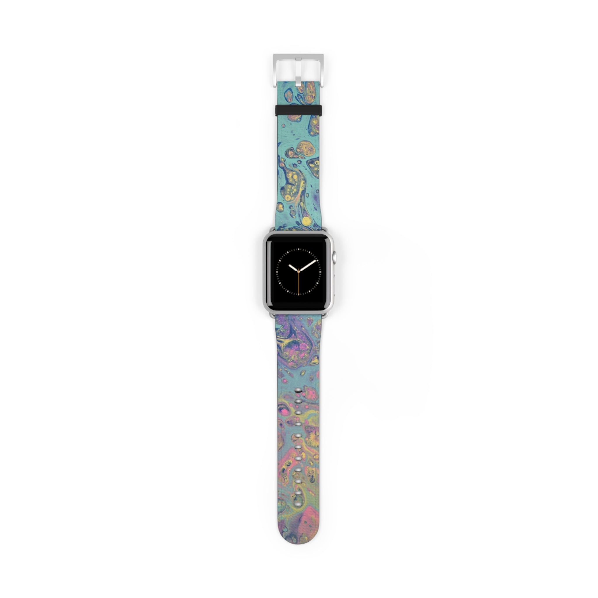 Abstract Marble Watch Band — Colorful Fluid Art Apple Watch Strap