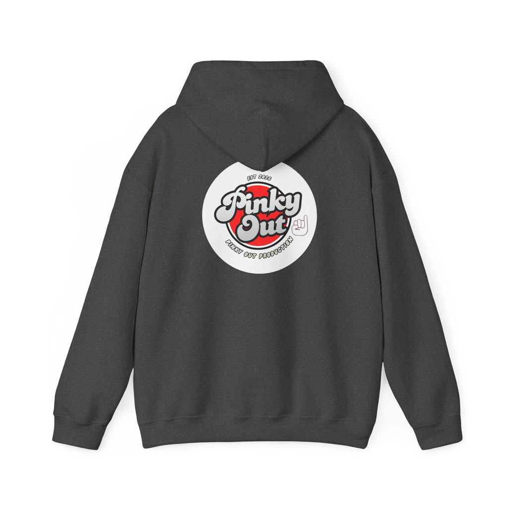 Pinky Out Retro Logo Hoodie — Vintage Skate Streetwear Pullover