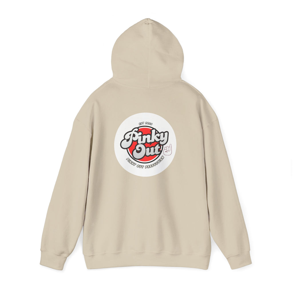 Pinky Out Retro Logo Hoodie — Vintage Skate Streetwear Pullover