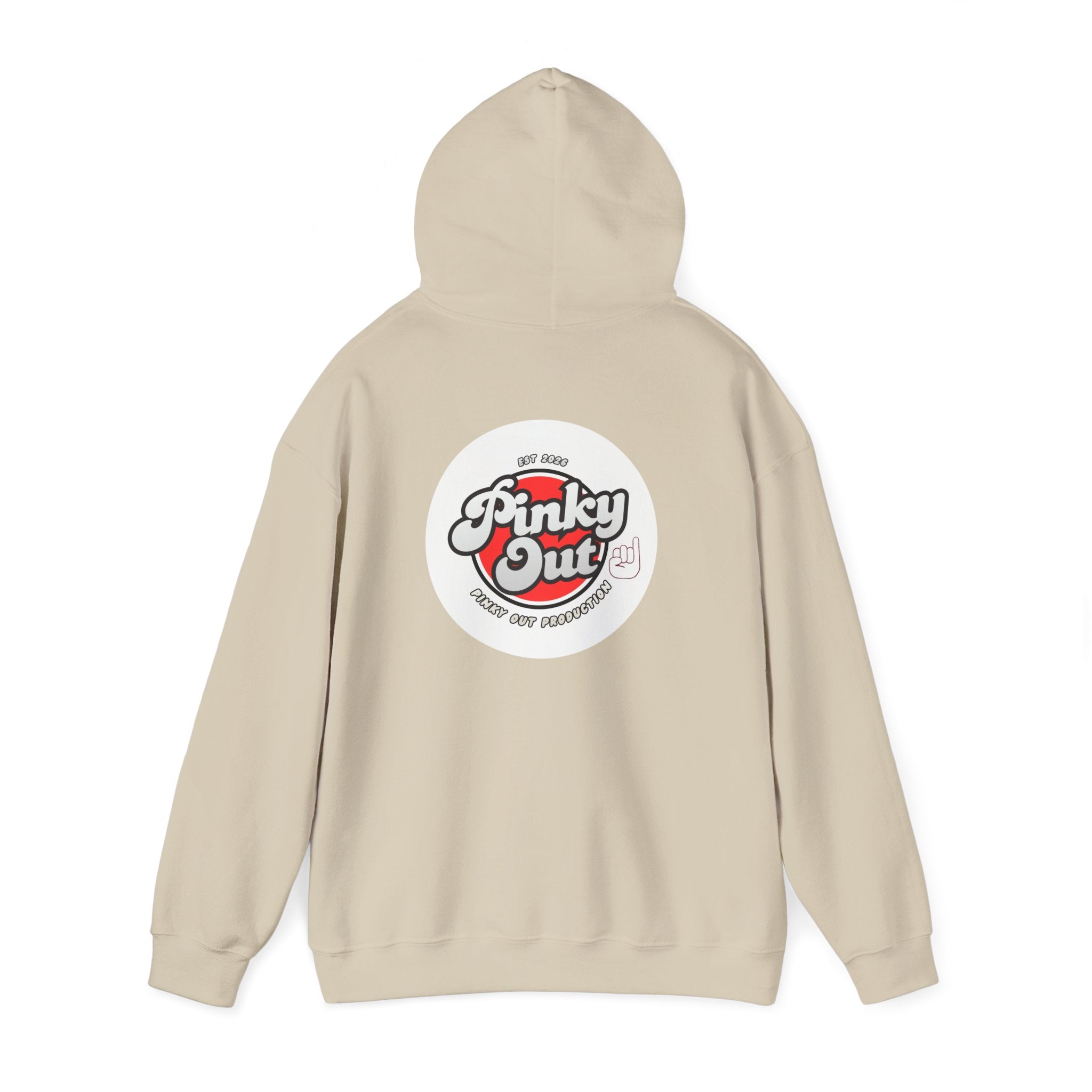 Pinky Out Retro Logo Hoodie — Vintage Skate Streetwear Pullover