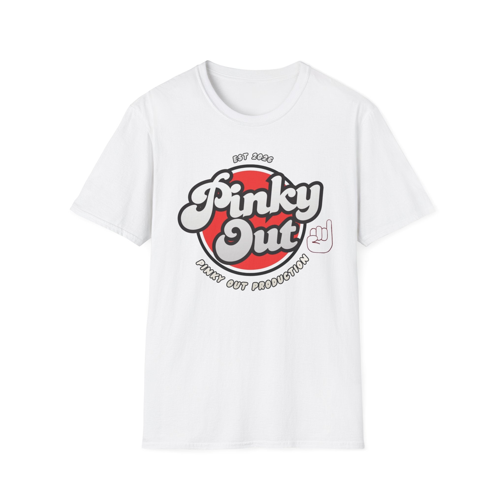 Pinky Out Graphic T-Shirt — Retro Hand Sign Tee