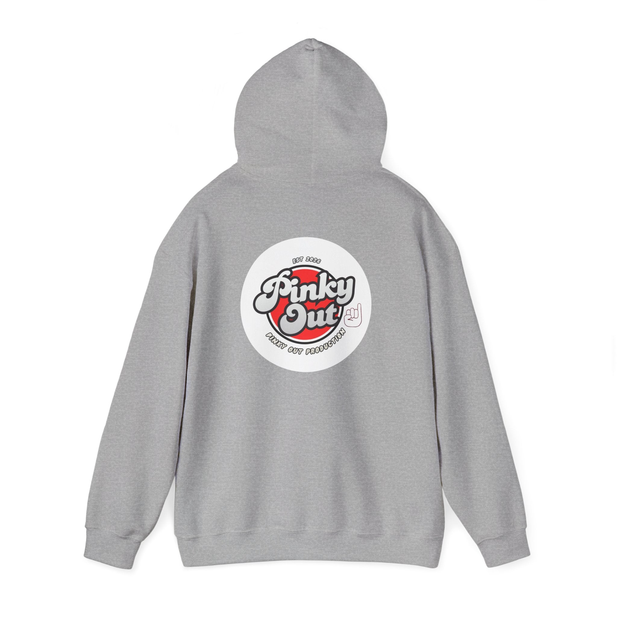 Pinky Out Retro Logo Hoodie — Vintage Skate Streetwear Pullover