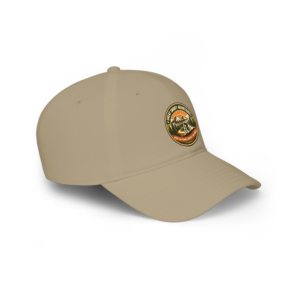 Smoky Mountains Trail Patch Cap — Vintage Outdoor Baseball Hat