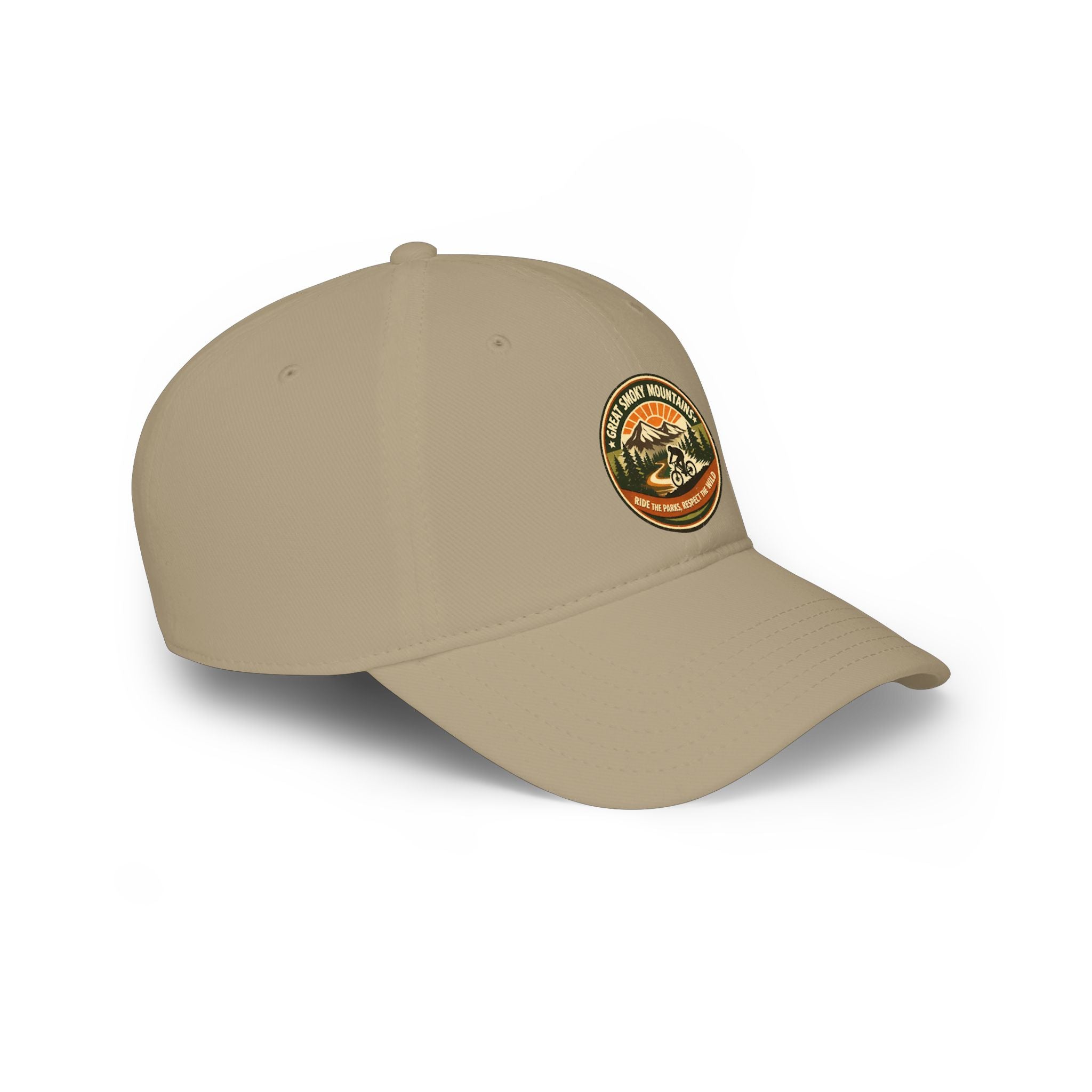 Smoky Mountains Trail Patch Cap — Vintage Outdoor Baseball Hat